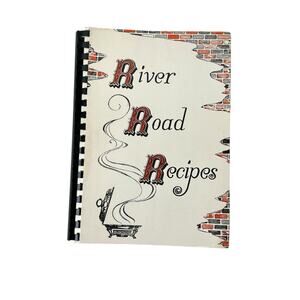 Cookbook River Road Junior League Baton Rouge Louisiana Recipes 1973 Meals Bake